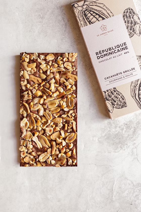 Tablette Chocolat au Lait & Cacahuètes grillées