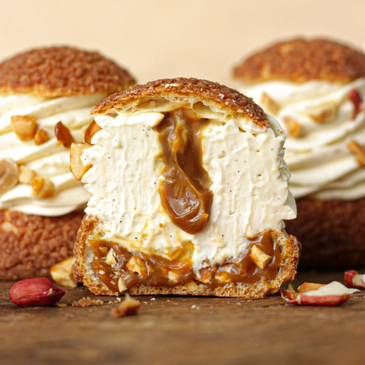 Chou Vanille, Caramel & Cacahuète