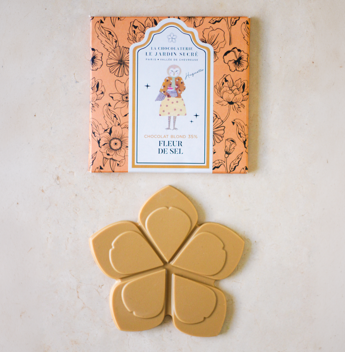 Tablette Chocolat Blond 35% & Fleur de Sel