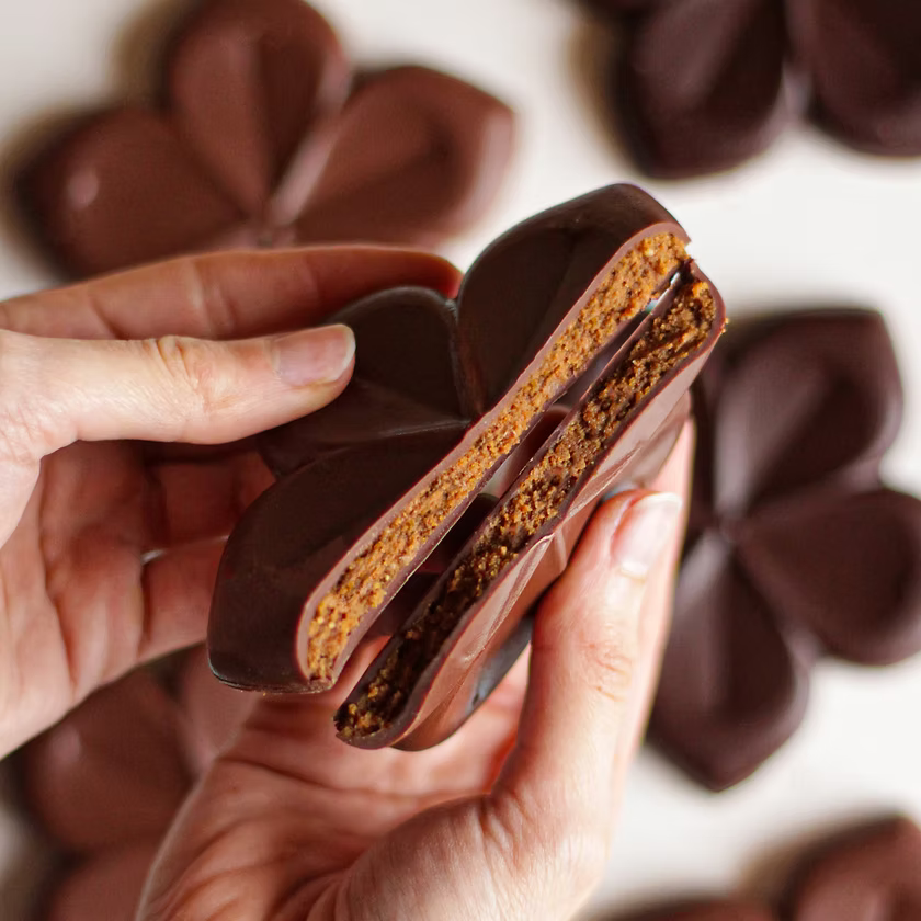 Tablette Fleur Praliné Maïs & Chocolat au lait