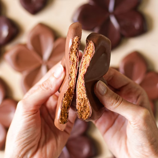 Tablette Fleur Praliné Cacahuète & Chocolat au Lait