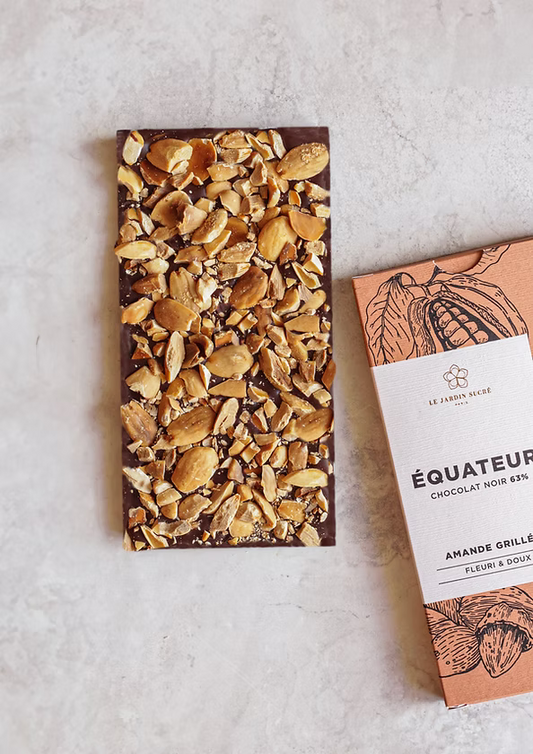Tablette Chocolat noir & Amandes grillées