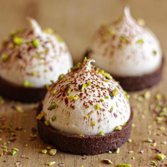 Tarte Café, Pistache & Huile d'Olive
