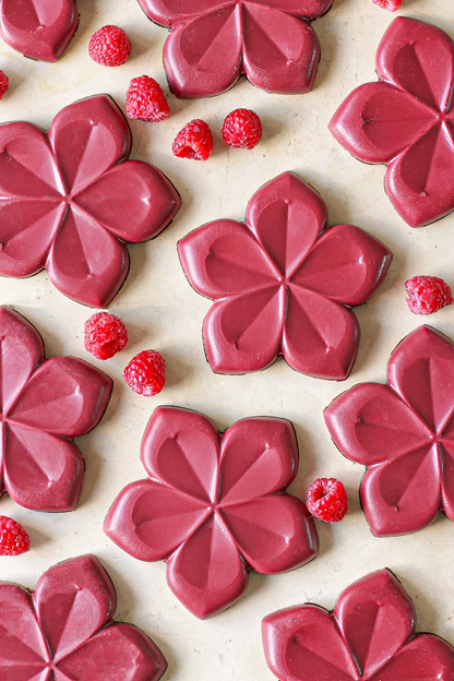 Tablette Fleur Guimauve Géranium Rosat & Confit de Framboise