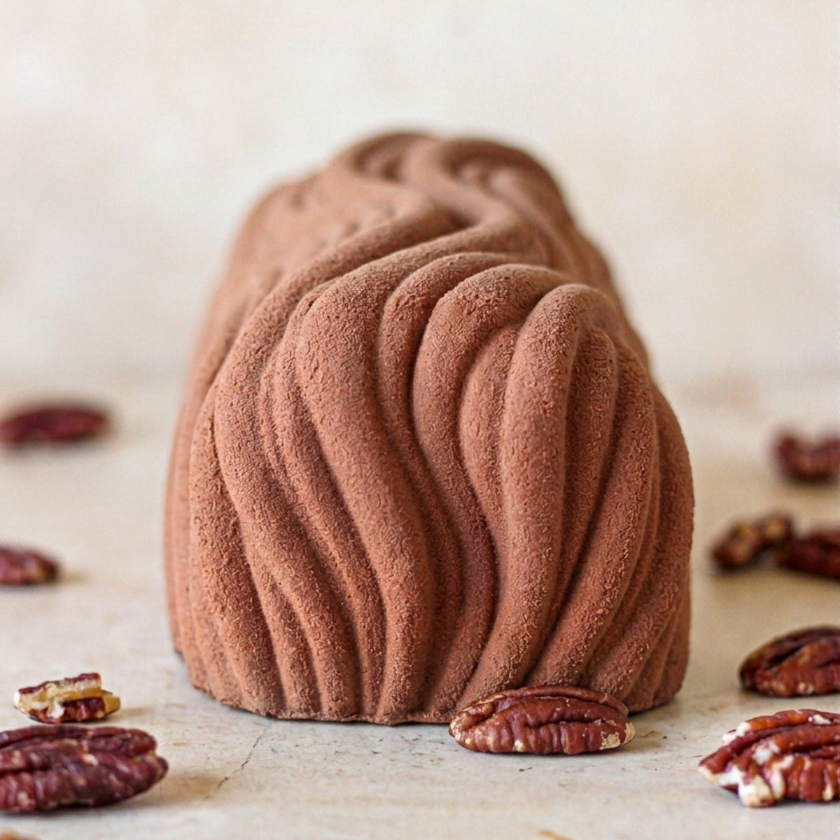 Bûche Chocolat & Noix de Pécan