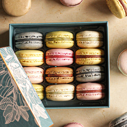 Coffret de 12 macarons