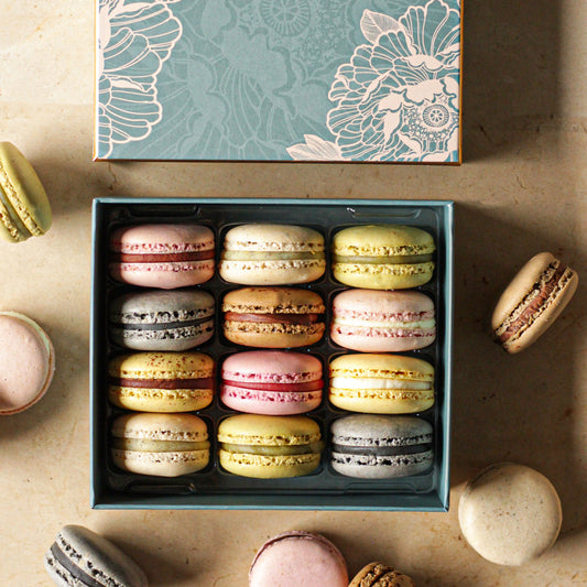Coffret de 12 macarons