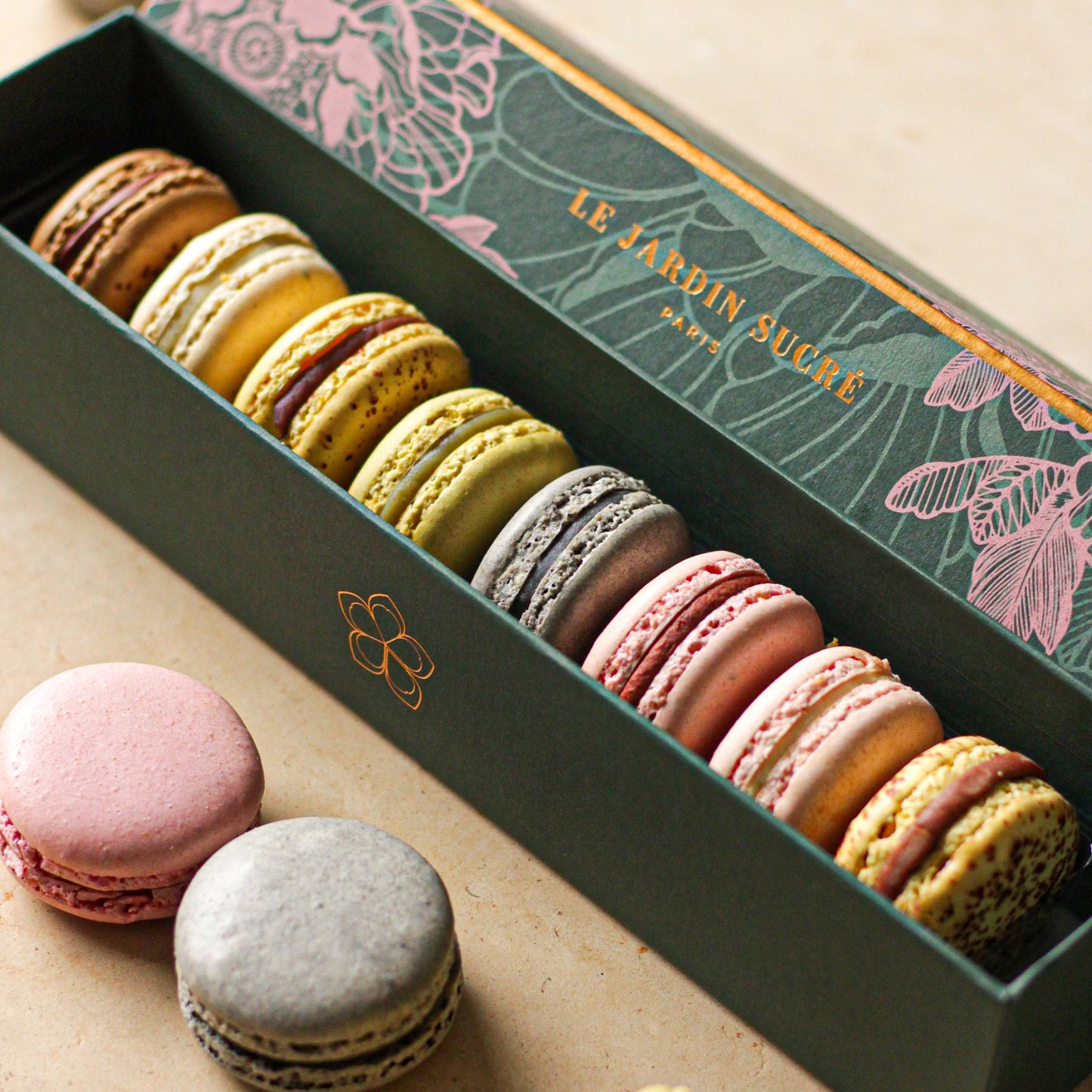 Coffret de 8 macarons