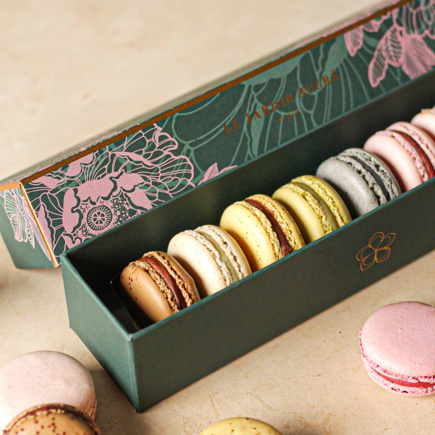 Coffret de 8 macarons