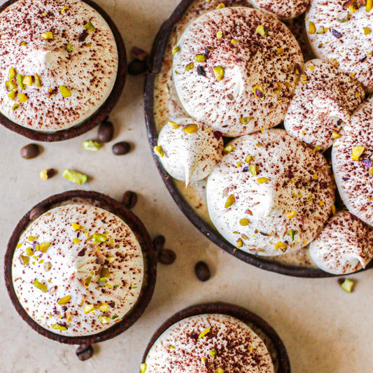 Tarte Café, Pistache & Huile d'Olive