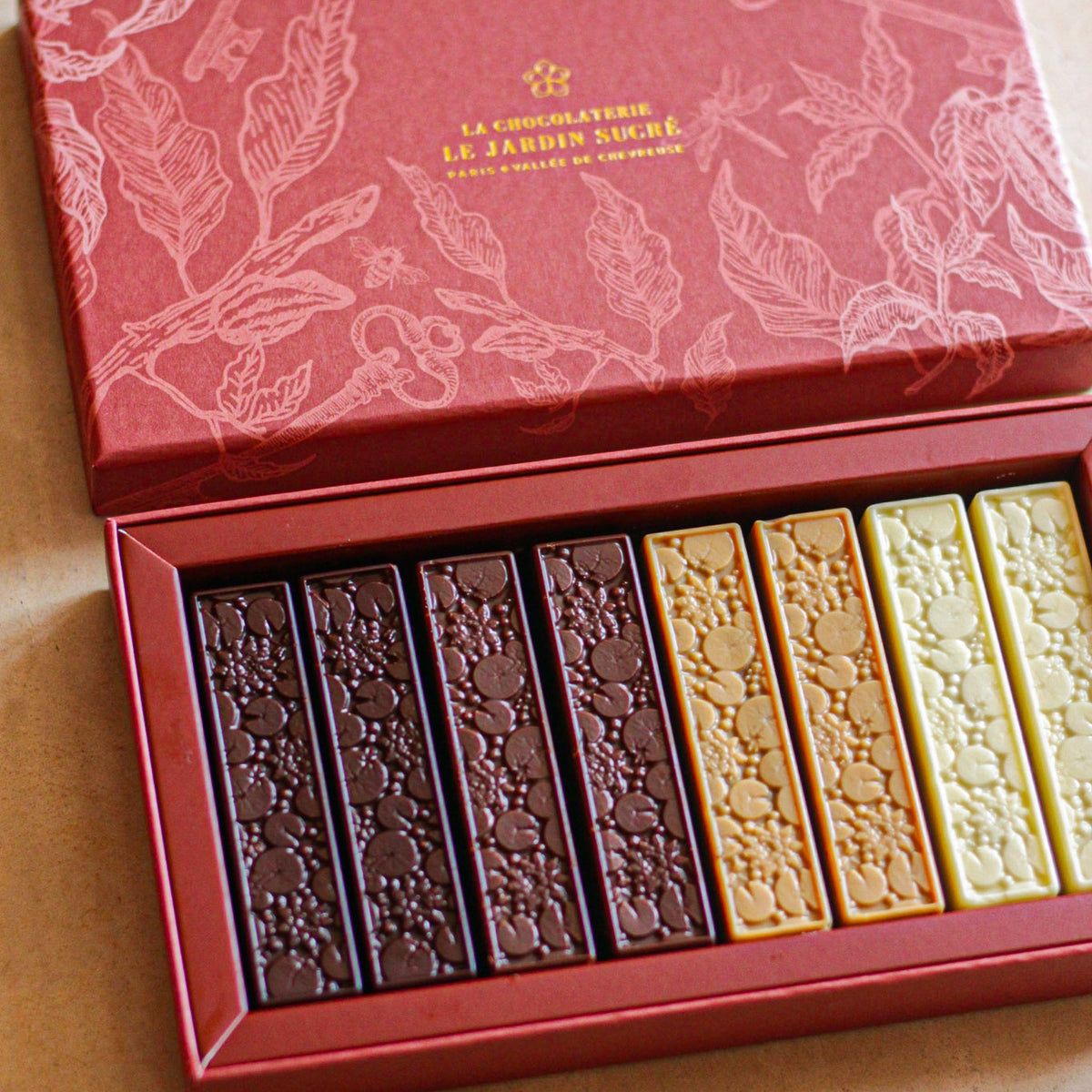 Coffret 8 Barres Praliné