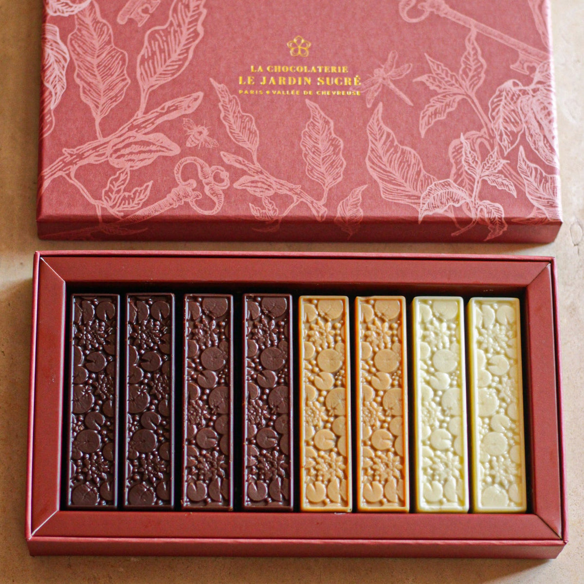 Coffret 8 Barres Praliné