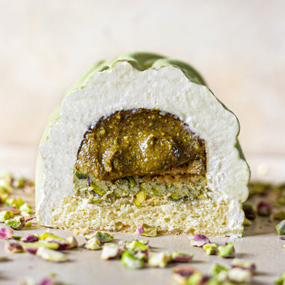 Bûche Pistache & Fleur d'Oranger