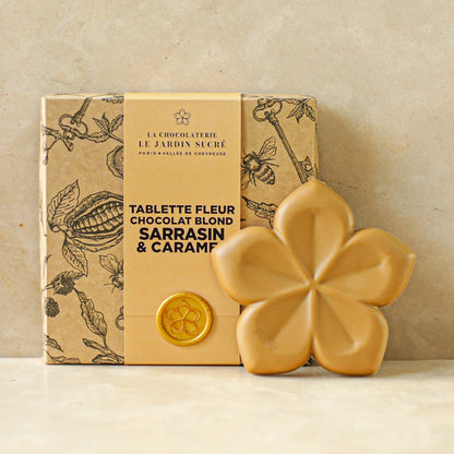 Tablette Fleur Sarrasin - Caramel & Chocolat Dulcey